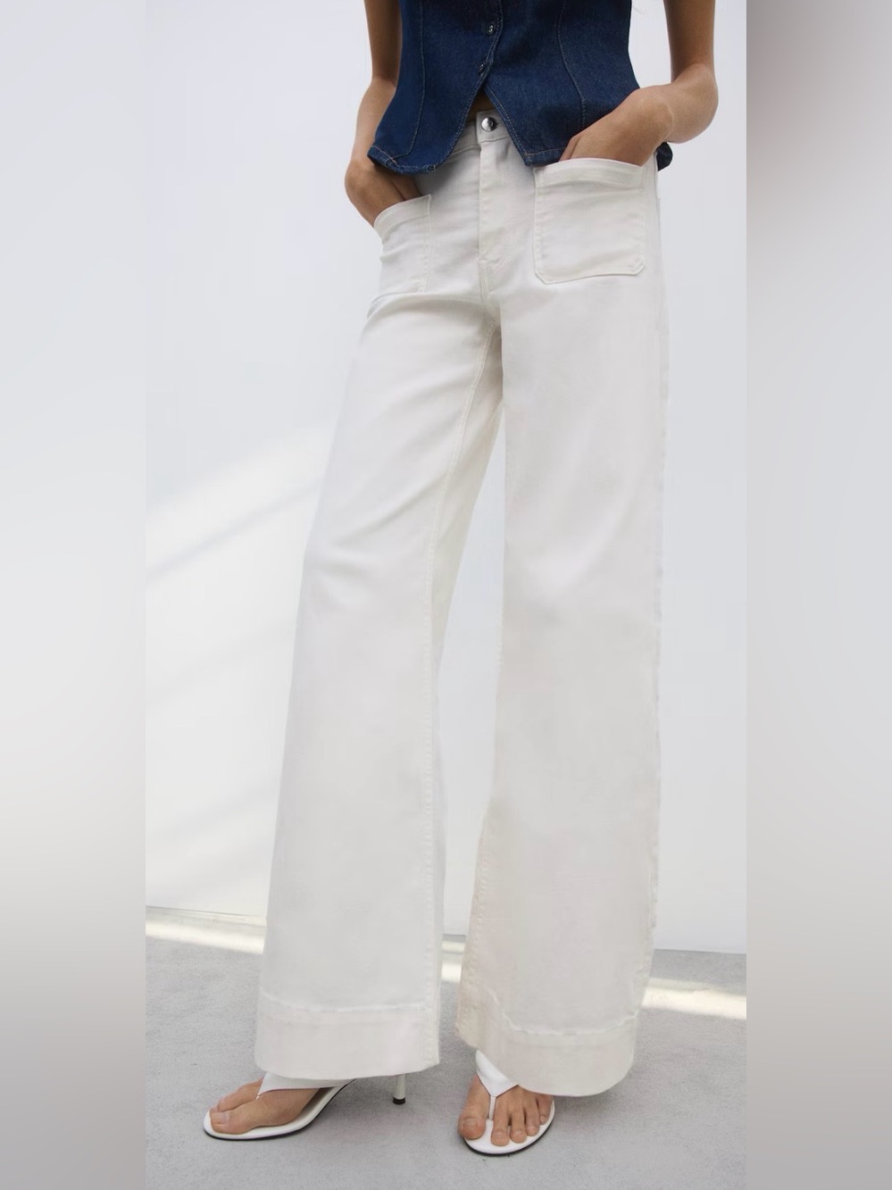 70s Inspired High Waist Jeans | H&M